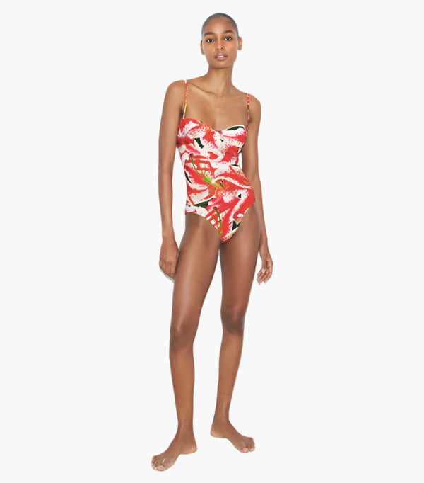 Pink Lily - Balconette Swimsuit