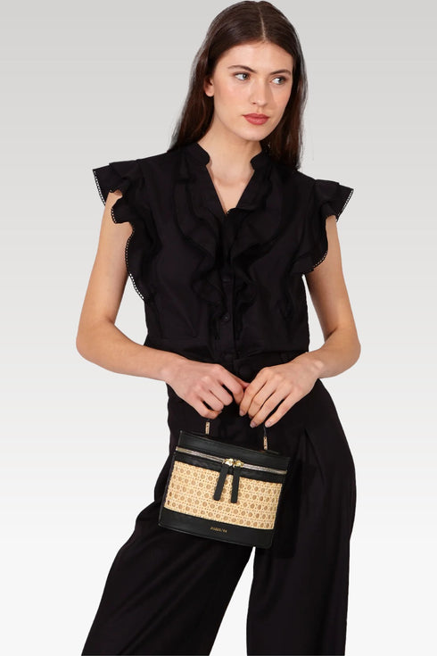 Prismatic Ratán & Black - GLAM MODA