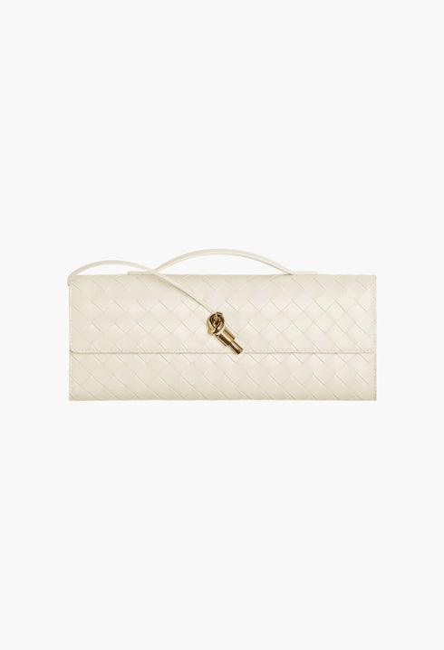 Sea salt - Andiamo Clutch - GLAM MODA