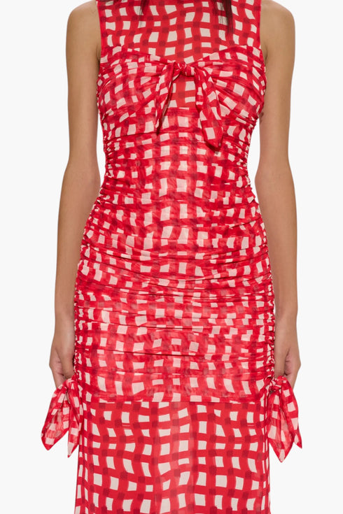 Sonora Mesh Midi Dress - GLAM MODA