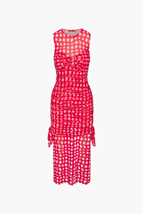 Sonora Mesh Midi Dress - GLAM MODA