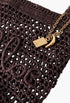 Summer Banana Embellished Embroidered Raffia Tote - GLAM MODA
