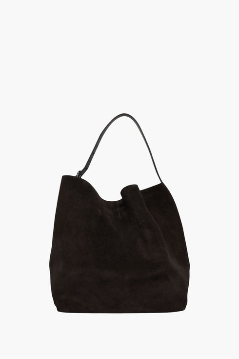 TOTÊME Espresso Leather Shoulder Bag - GLAM MODA