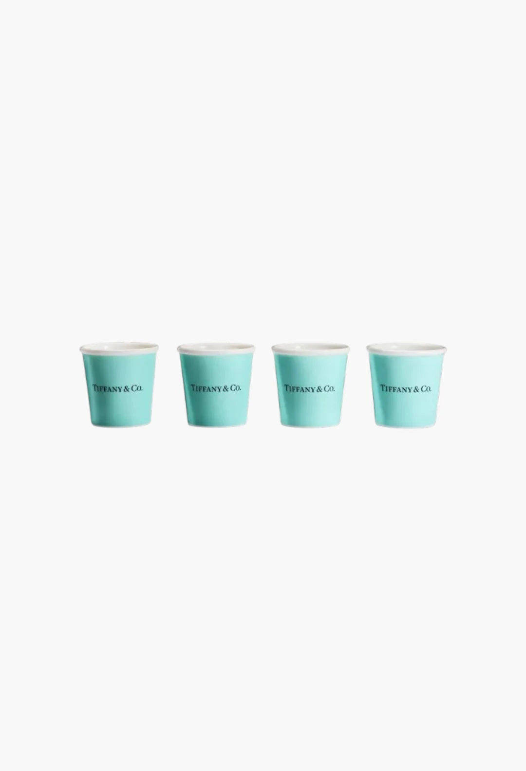 Tiffany Espresso Cups in Bone China, Set of Four – GLAM MODA