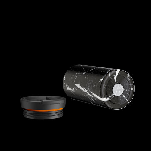 Travel Tumbler Black Marble 600 ml - GLAM MODA