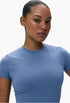 Vintage Blue - Ultimate Short Sleeve Top - GLAM MODA