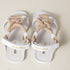 White - Flat Cord Sandals - GLAM MODA