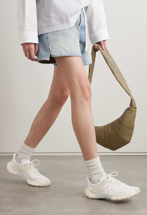 White - Minimus Rubber-Trimmed Mesh Sneakers - GLAM MODA