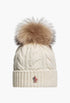 Wool & Cashmere Beanie With Pom Pom