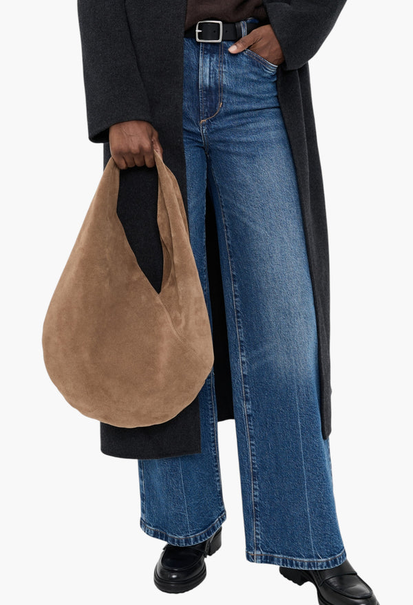 Ora Suede Hobo Bag