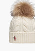 Wool & Cashmere Beanie With Pom Pom