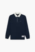 Navy Blazer - Crest Sport Rugby - GLAM MODA
