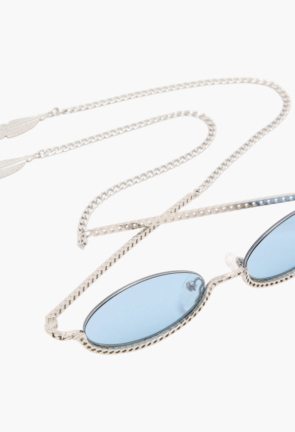 Silver - Ellevens Gaga Sunglasses