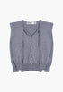 Sleeve Layered Cardigan, Gray - GLAM MODA