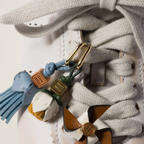 White/Whisky - Leather Micro Trick - GLAM MODA