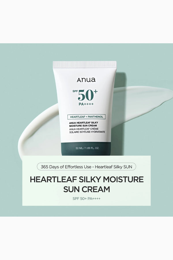 Heartleaf Silky Moisture Sun Cream 50ml
