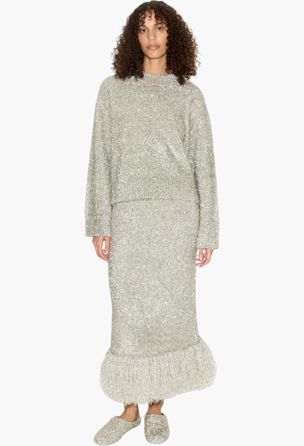 Brink Tinsel Knit Skirt