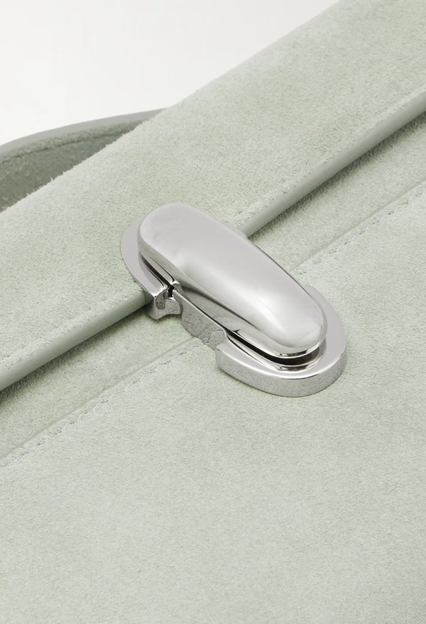 Mint - Symmetry Pochette Suede Tote