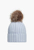 Wool Beanie With Pom Pom
