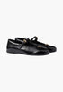 Black - Naplak Patent Leather Ballerinas - GLAM MODA