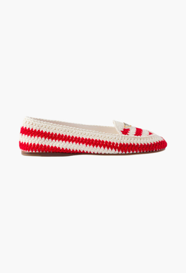 Red - Crochet Loafers