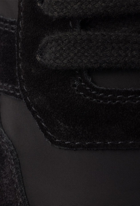Black - Prax 2.0 Re-Nylon and suede sneakers - GLAM MODA