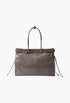 Pewter - Prada Bonnie Extra Large Leather Handbag - GLAM MODA