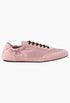 Peach - Collapse Re-Nylon And Suede Sneakers - GLAM MODA