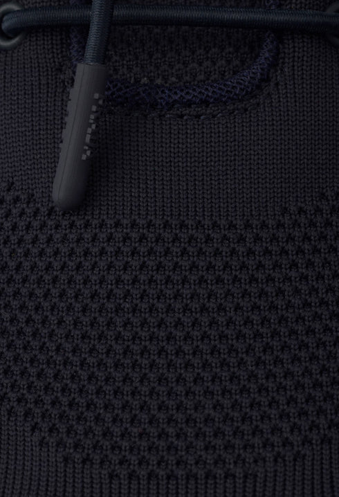 Navy - Stretch Knit Sneakers - GLAM MODA