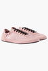 Peach - Collapse Re-Nylon And Suede Sneakers - GLAM MODA