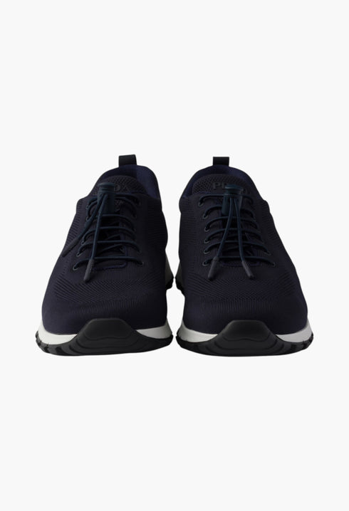Navy - Stretch Knit Sneakers - GLAM MODA