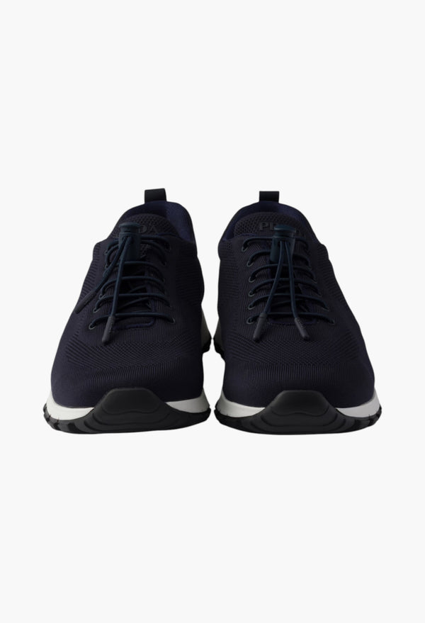 Navy - Stretch Knit Sneakers