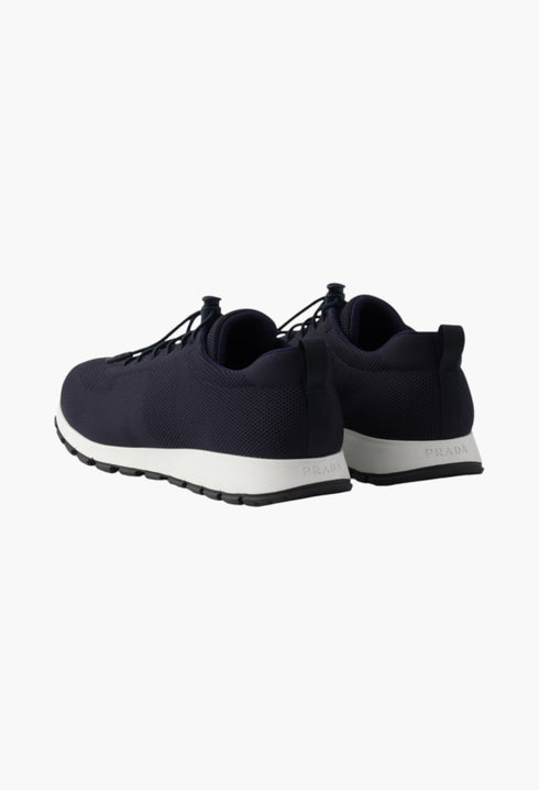 Navy - Stretch Knit Sneakers - GLAM MODA