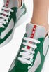 Green - Prada America's Cup Biker Fabric Sneakers - GLAM MODA