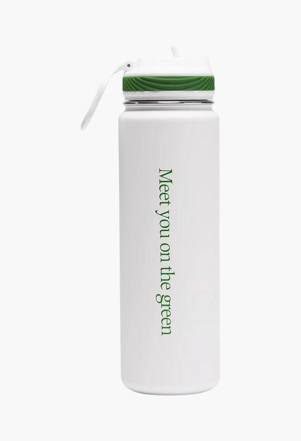 White/Endive Green - Back to Life Sport Bottle 24oz Straw Lid Golf