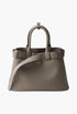 Clay Grey - Prada Buckle Small Leather Handbag With Belt - GLAM MODA