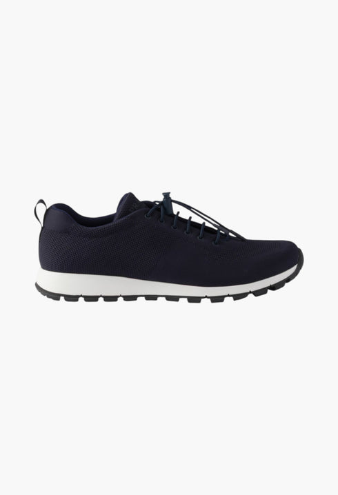 Navy - Stretch Knit Sneakers - GLAM MODA