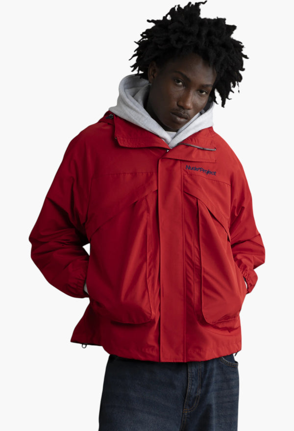 Milestones Windbreaker Jacket Red