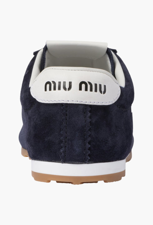 Navy - Plume Suede Sneakers - GLAM MODA
