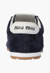 Navy - Plume Suede Sneakers - GLAM MODA