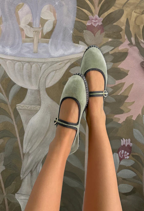 Light Green With Light Grey - Prynne - GLAM MODA