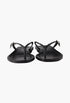 Black - Leather Thong Sandals - GLAM MODA