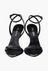 Black - Brushed Leather Sandals - GLAM MODA