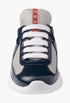 Royal Blue - Prada America's Cup Biker Fabric Sneakers - GLAM MODA