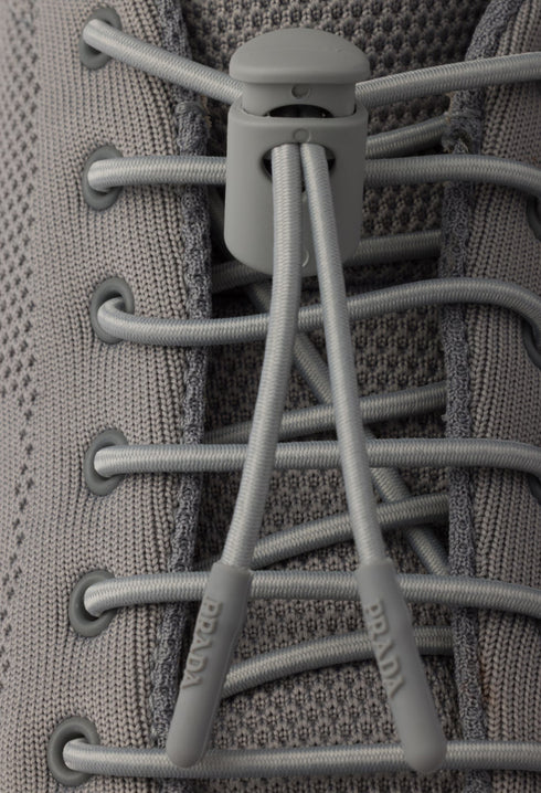 Cloudy Gray - Stretch Knit Sneakers - GLAM MODA