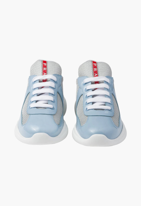Light Blue - Prada America's Cup Biker Fabric Sneakers - GLAM MODA