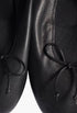 Black - Élan Nappa Leather Ballerinas - GLAM MODA