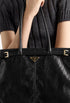 Black - Prada Bonnie Extra Large Leather Handbag - GLAM MODA