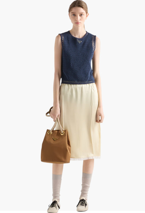 Brandy - Prada Mariner Re-Nylon Bucket Bag - GLAM MODA