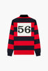 Equestrian Red - Striped Heritage Rugby - GLAM MODA